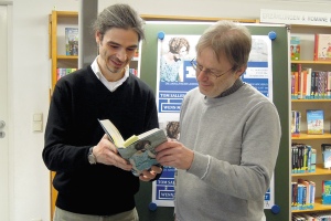 Dr. phil. habil. Adrian Christian La Salvia (ALD) und Wolfgang Thöner (Stiftung Bauhaus)