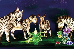 Magische Lichterwelten im Zoo