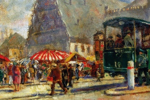 Gemälde des Dessauer Malers Erich Schmidt-Uphoff 