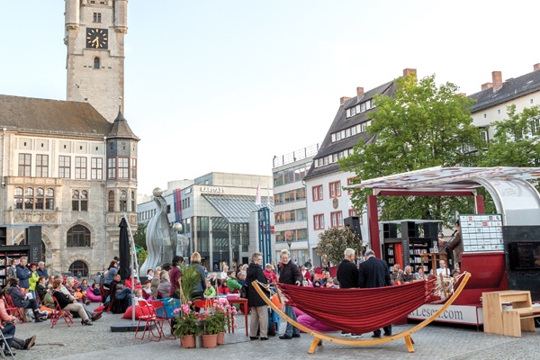 StadtLesen: Der Markt als Lesewohnzimmer