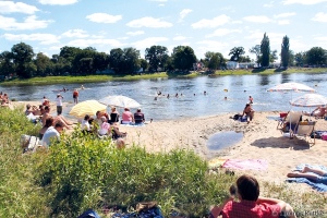 Die Elbe als Badeparadies