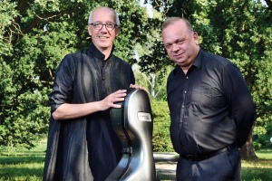 Cellist Gerald Manske und Konzertpianist Thomas Benke (v.l.)