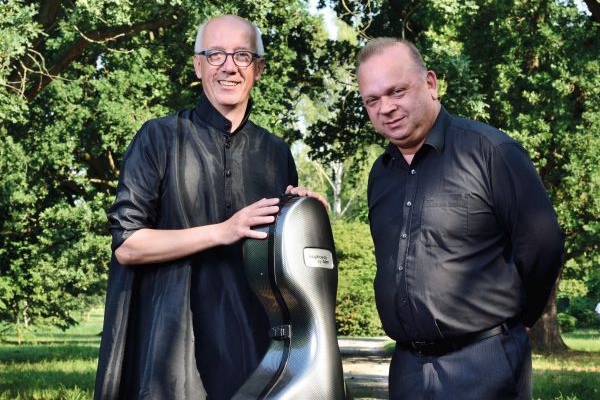 Cellist Gerald Manske und Konzertpianist Thomas Benke (v.l.)