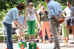 Sportlicher Spaß bei der Tierparkolympiade