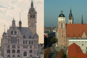 Dessauer Ansichten damals und heute