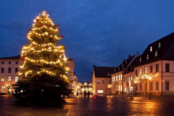 Köthener Markt in der Weihnachtszeit