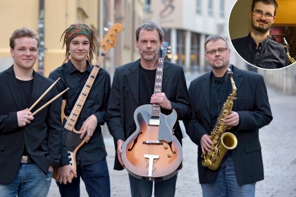 Gerold Heitbaum Quintett mit Saxophonist Hannes Kempa