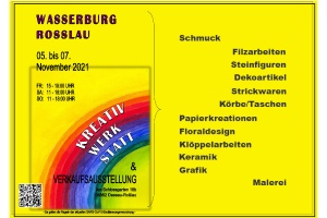 Kreativwerkstatt - vorweihnachtlicher Markt in der Wasserburg Roßlau