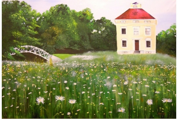 Motiv aus dem Kunstkalender 2022 des Malstudios Ölmühle in Roßlau