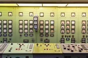 Schaltraum im ehemaligem Kraftwerk Zschornewitz