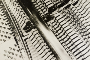 Edmund Collein, Das Innere eines Konzertflügels, 1928/1929 